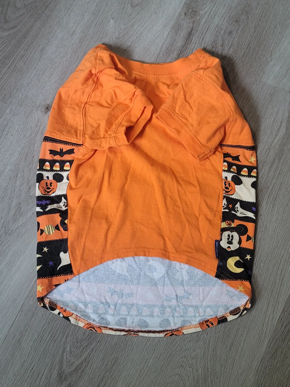 Disney Parks Halloween Mickey Mouse Pet Spirit Jersey Pumpkin Boo Dog Shirt XL